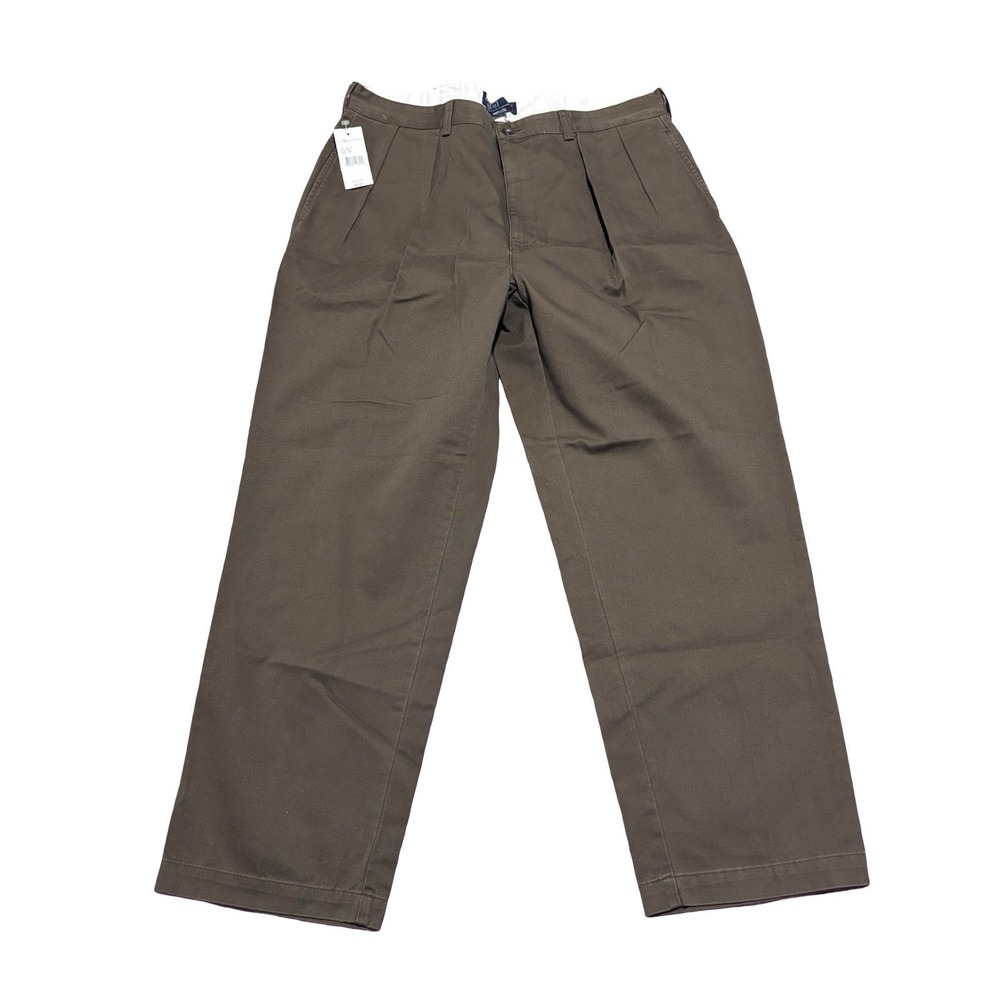 NWT Polo Ralph Lauren Men's Chino The Andrew Pants Brown Size 38 x 32